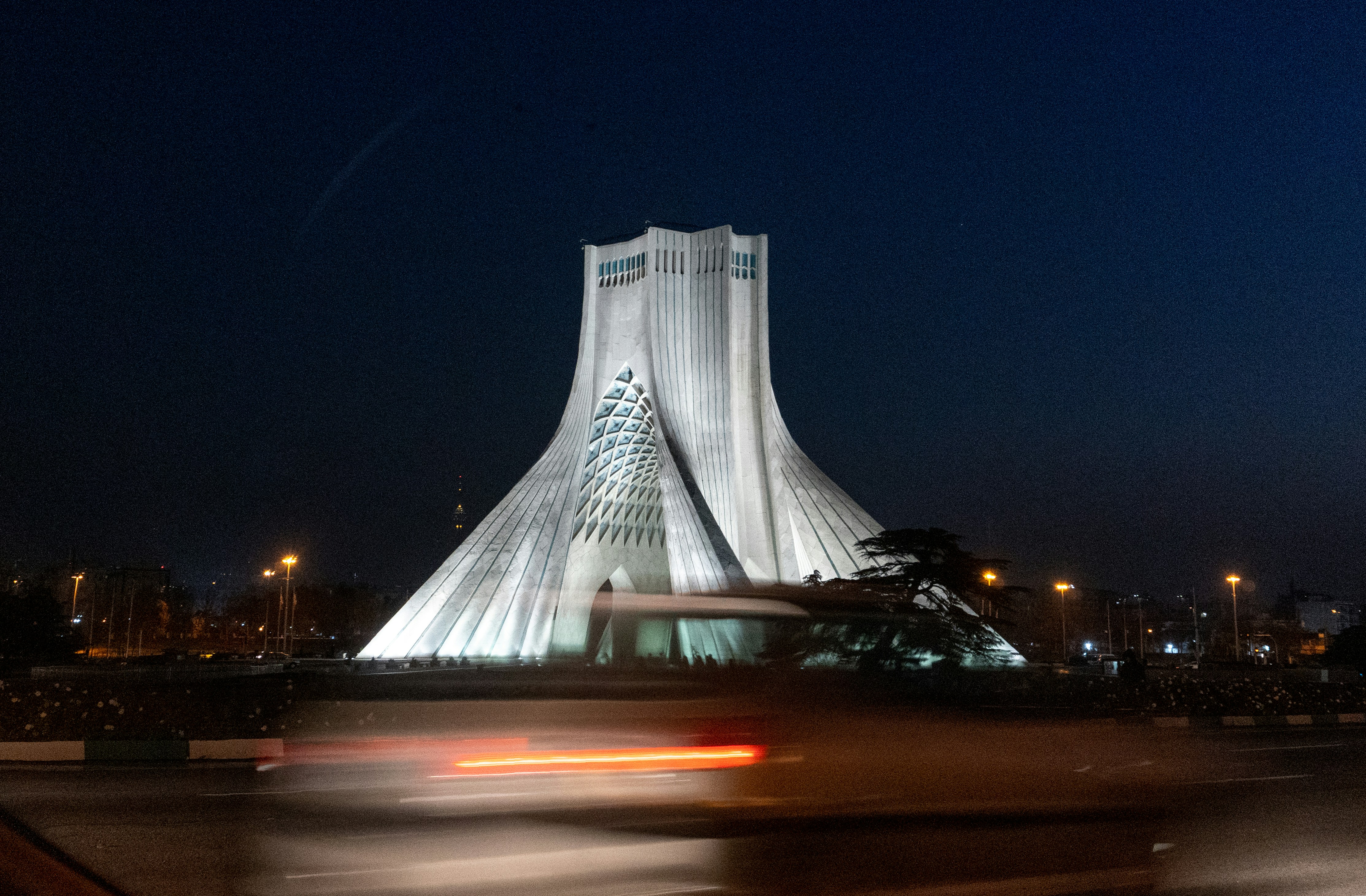 The Azadi Tower in Tehran